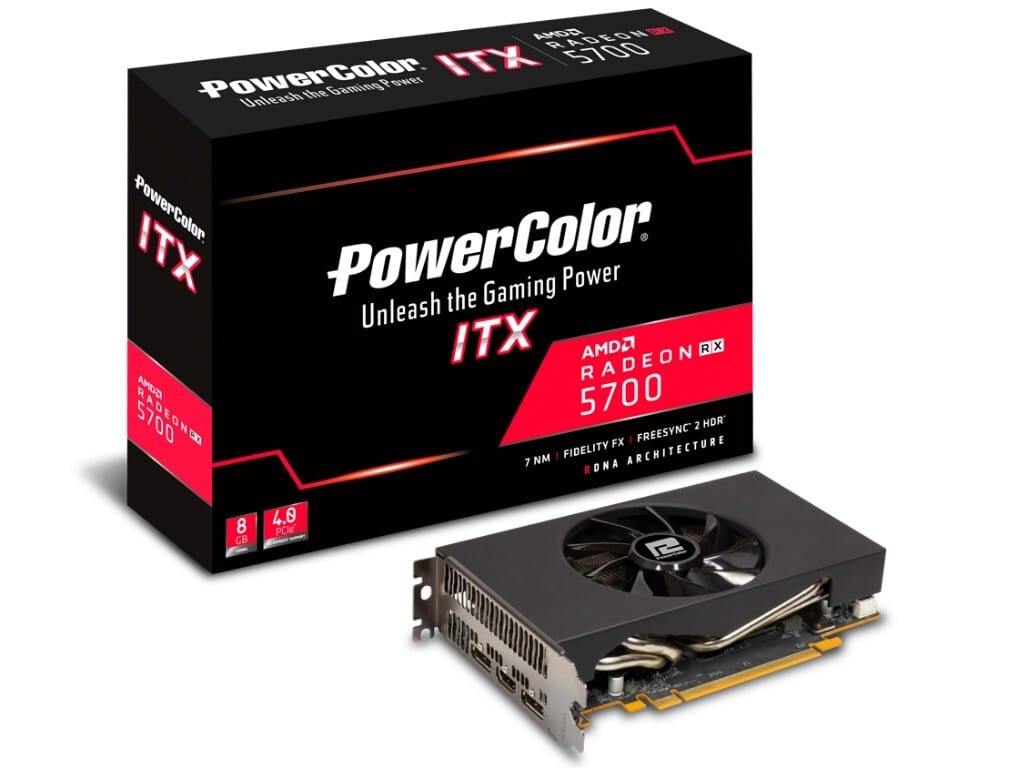 PowerColor Radeon RX 5700 ITX con singolo connettore 8-pin