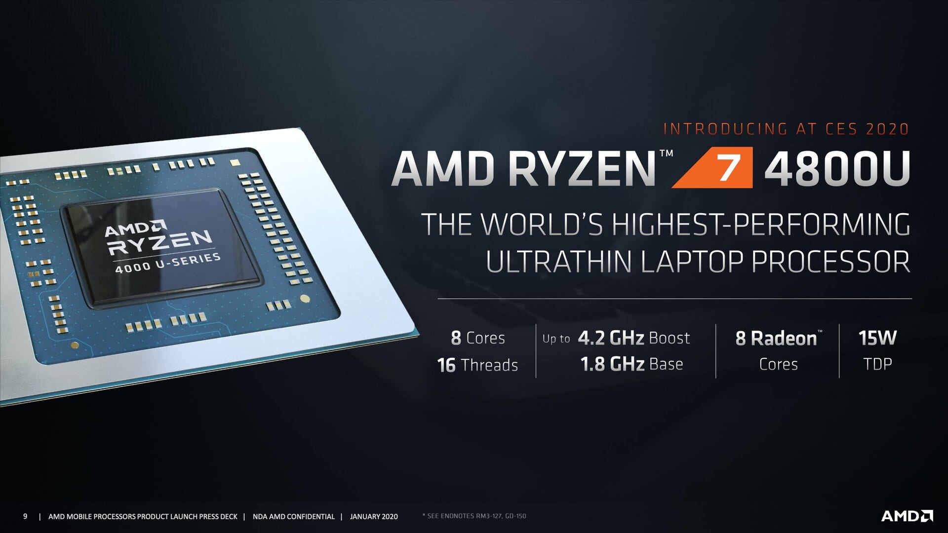 AMD annuncia i nuovi processori Ryzen 4000 Mobile