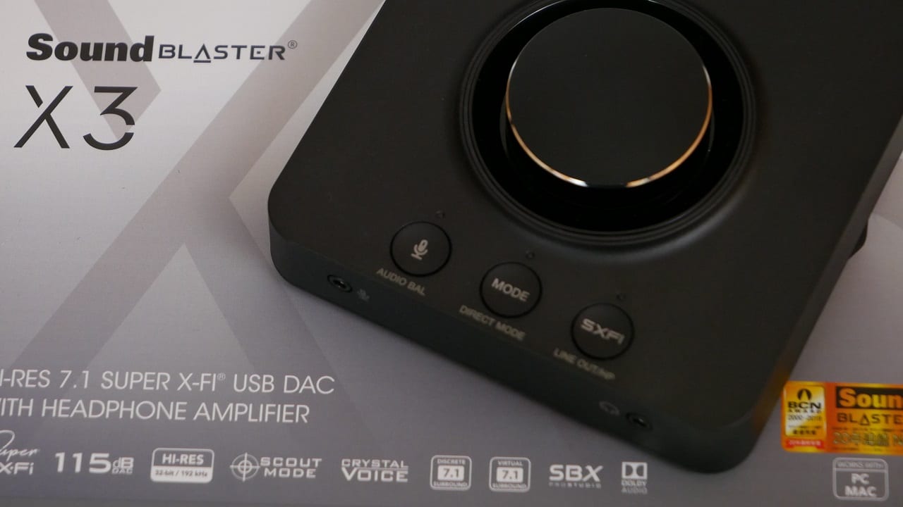 Creative Sound Blaster X3 – Recensione