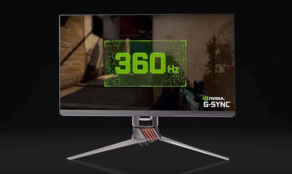 ROG Swift 360 è il primo monitor 360Hz, presentato al CES 2020