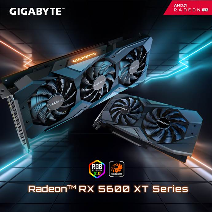 GIGABYTE presenta le schede grafiche Radeon RX 5600 XT