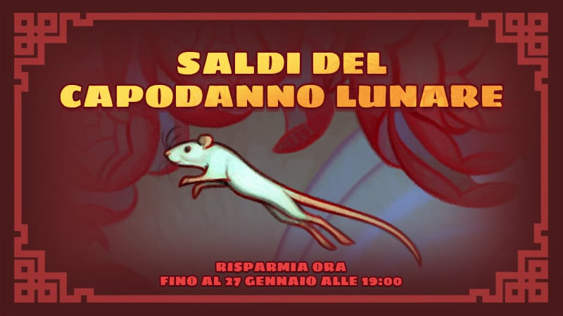 Iniziano i saldi Steam del capodanno lunare 2020