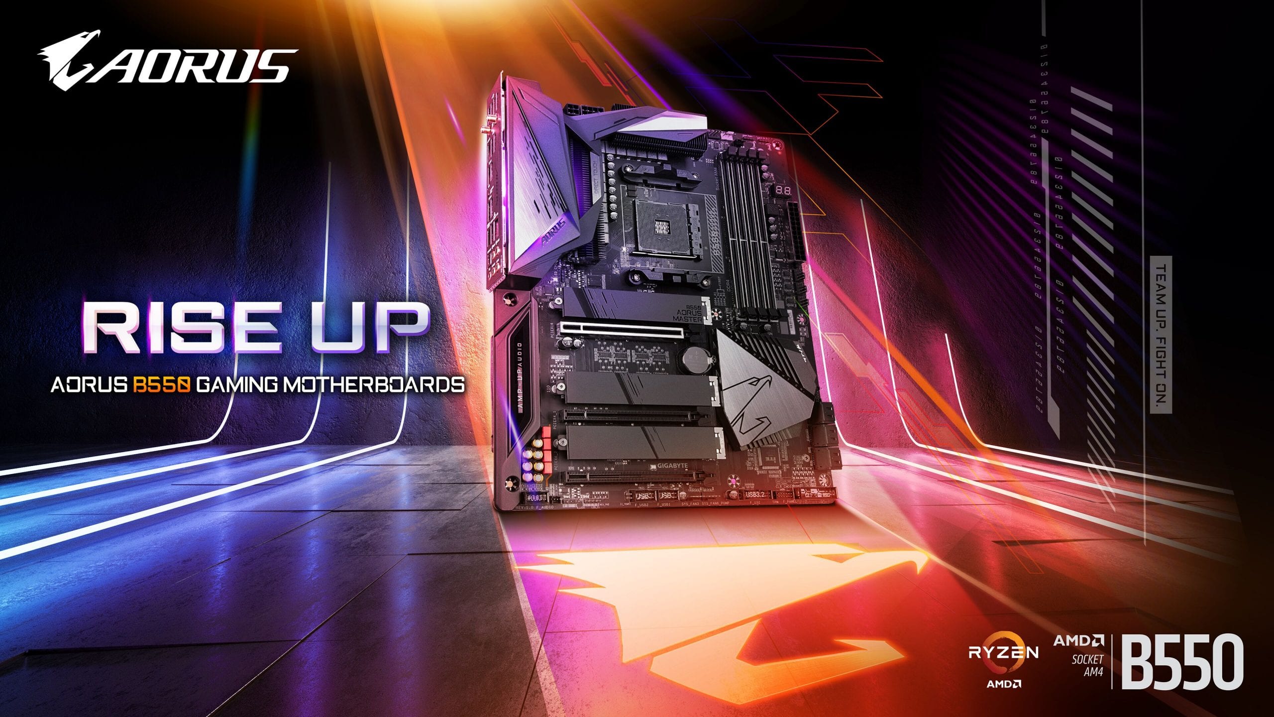 GIGABYTE lancia le nuove schede madri AMD B550 AORUS