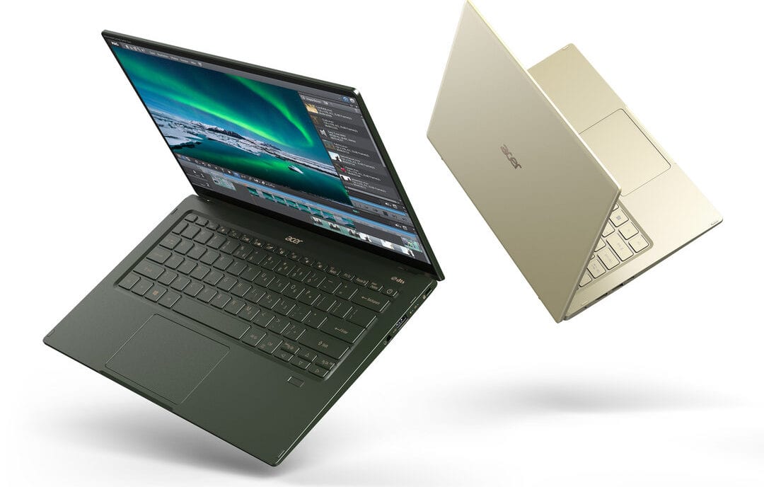 Il nuovo Acer Swift 5 con CPU Intel Tiger Lake e grafica Xe