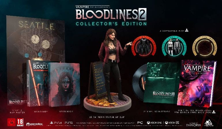 Vampire: The Masquerade – Bloodlines 2 – Annunciata la Collector’s Edition