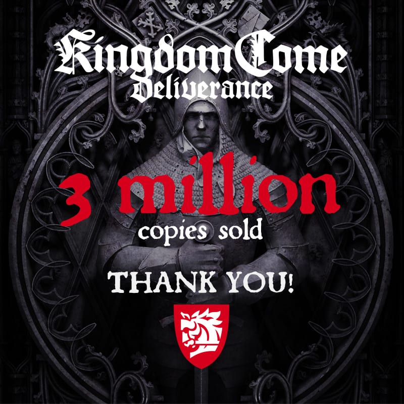 Kingdom Come: Deliverance ha venduto oltre 3 milioni di copie