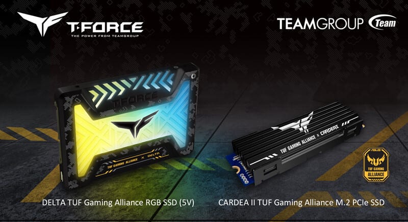 Team Group annuncia la collaborazione con ASUS TUF Gaming per SSD