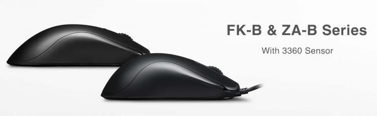 BenQ annuncia i nuovi mouse ZOWIE FK-B e ZA-B con sensore 3360