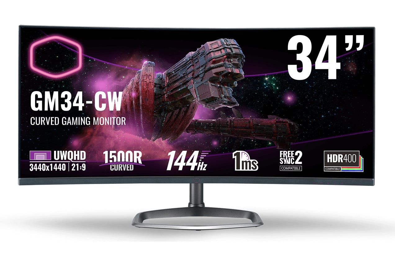 Disponibili i monitor Cooler Master GM27-CF e CM34-CW