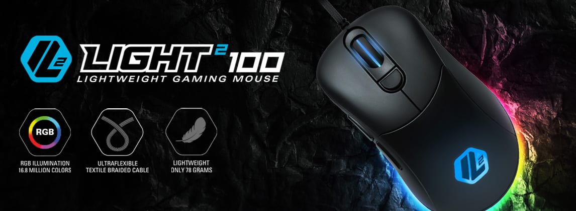 Sharkoon Light² 100 – Mouse da gioco leggero ed economico