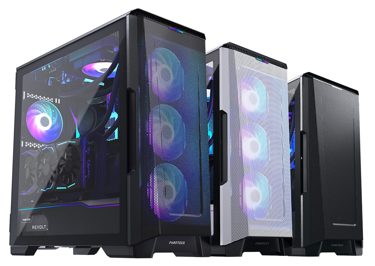 Phanteks lascia il case Eclipse P500A con pannello mesh frontale e ventole SK RGB