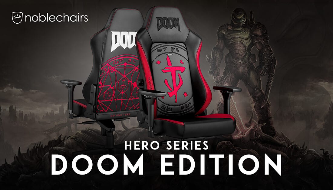 Noblechairs annuncia la sedia gaming a tema DOOM