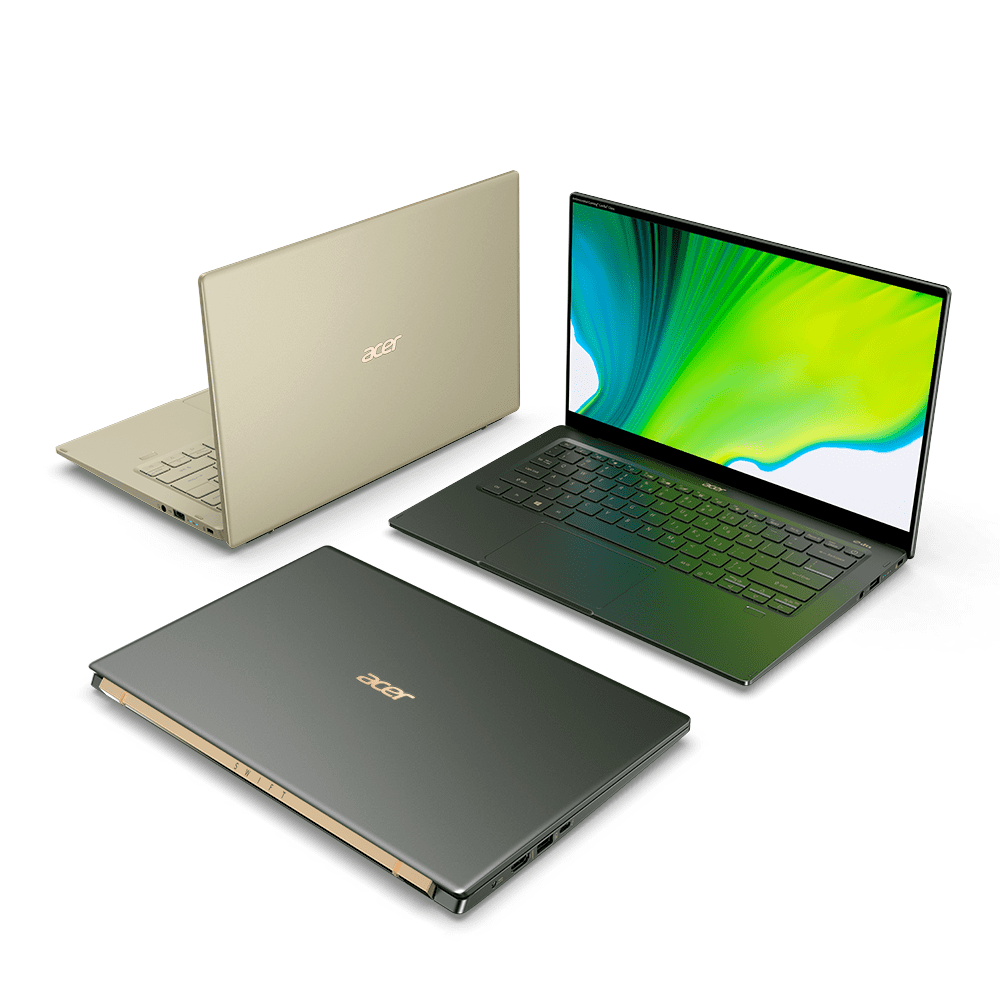 Acer Swift 5 e Swift 3, i nuovi notebook con CPU Intel Core 11° gen