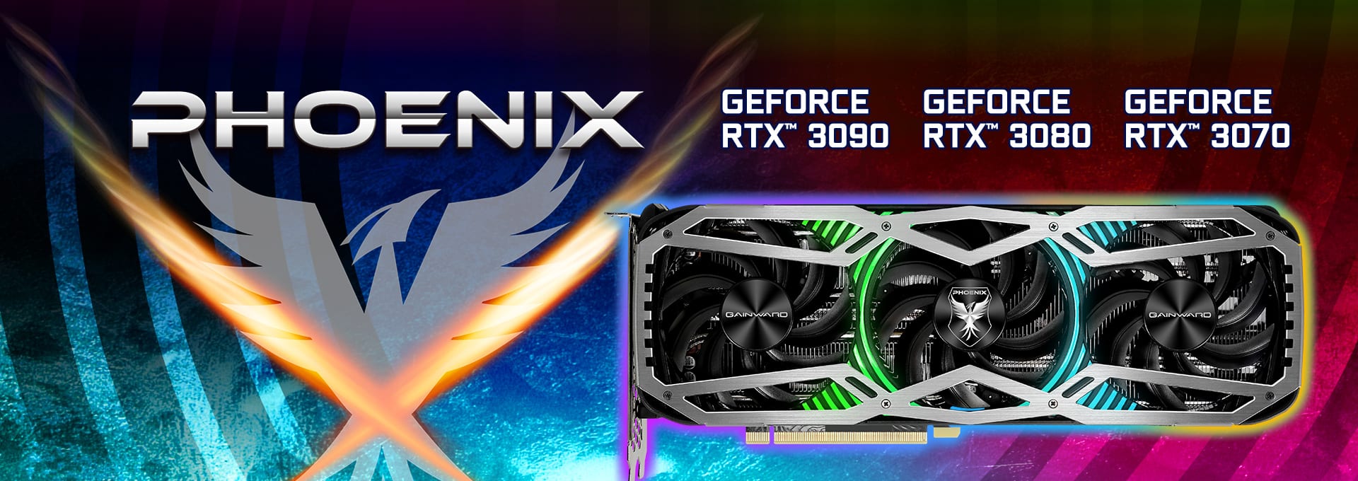 GAINWARD annuncia le GeForce RTX 3090, 3080 e RTX 3070 Phoenix