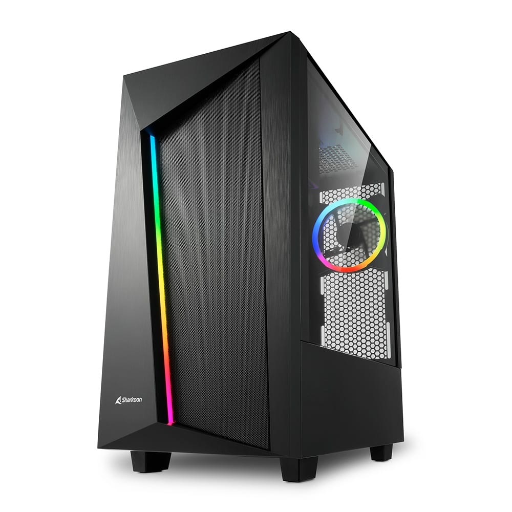 Sharkoon REV100, il nuovo case ATX compatto e con RGB