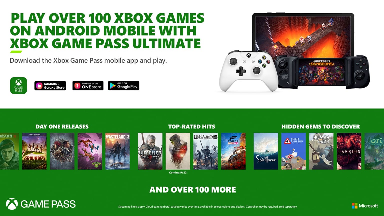 Xbox svela la lineup completa dei titoli per il cloud gaming e Xbox Game Pass Ultimate