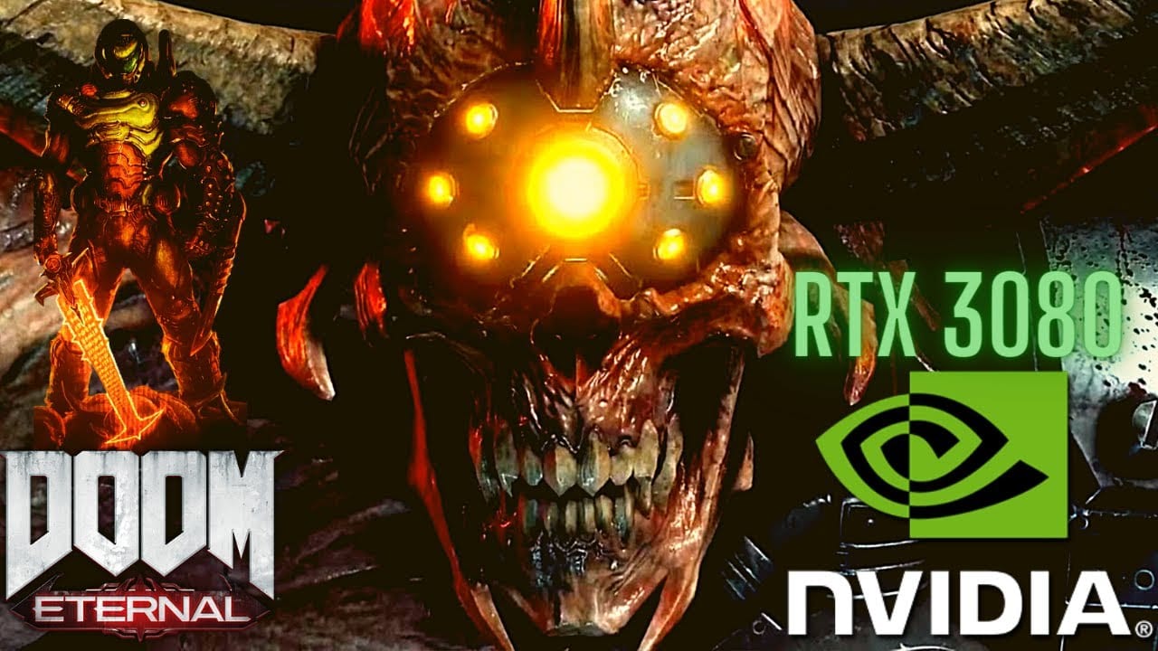 Nvidia mostra come gira Doom Eternal su una RTX 3080 in 4K