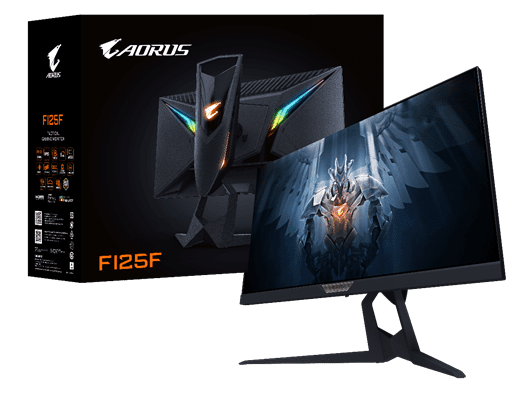 GIGABYTE AORUS FI25F, nuovo gaming monitor IPS 240 Hz e 0,4 ms