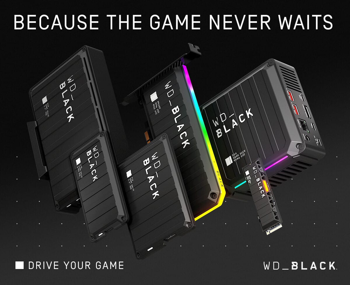 Gli SSD Next-Gen WD_Black Gaming PCIe Gen 4