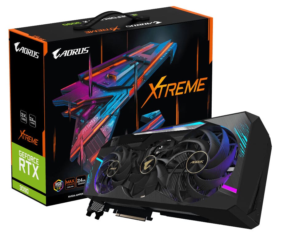 GIGABYTE annuncia le GeForce RTX 3090 e RTX 3080 AORUS XTREME