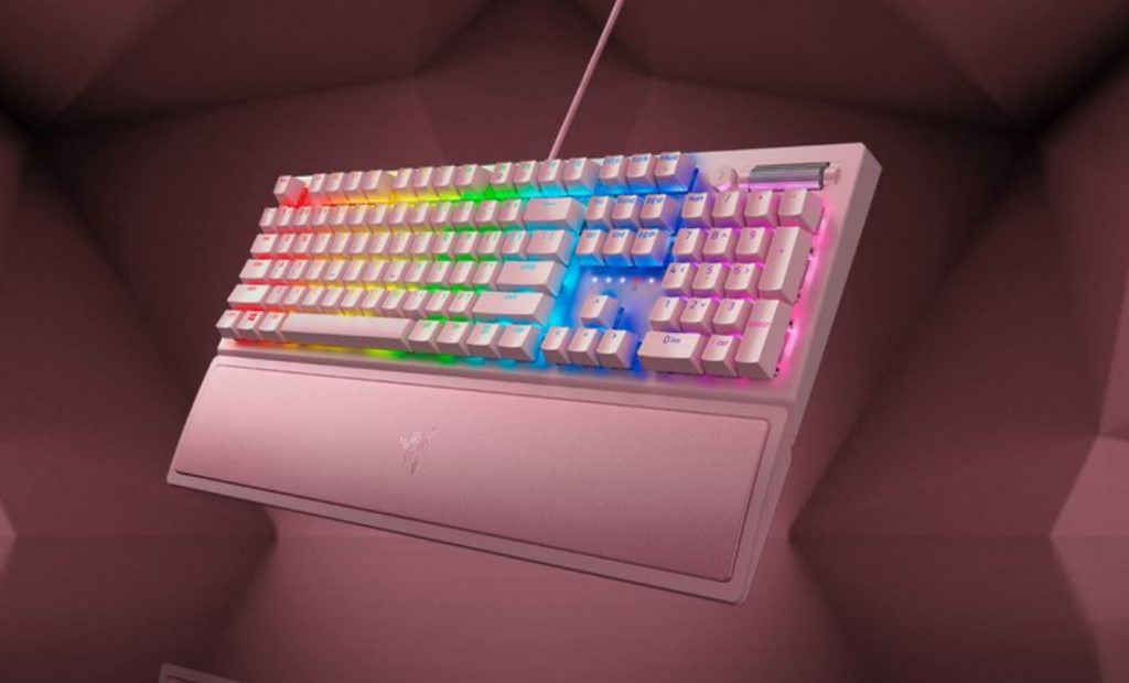 Razer BlackWidow V3 Quartz migliori periferiche rosa kawaii