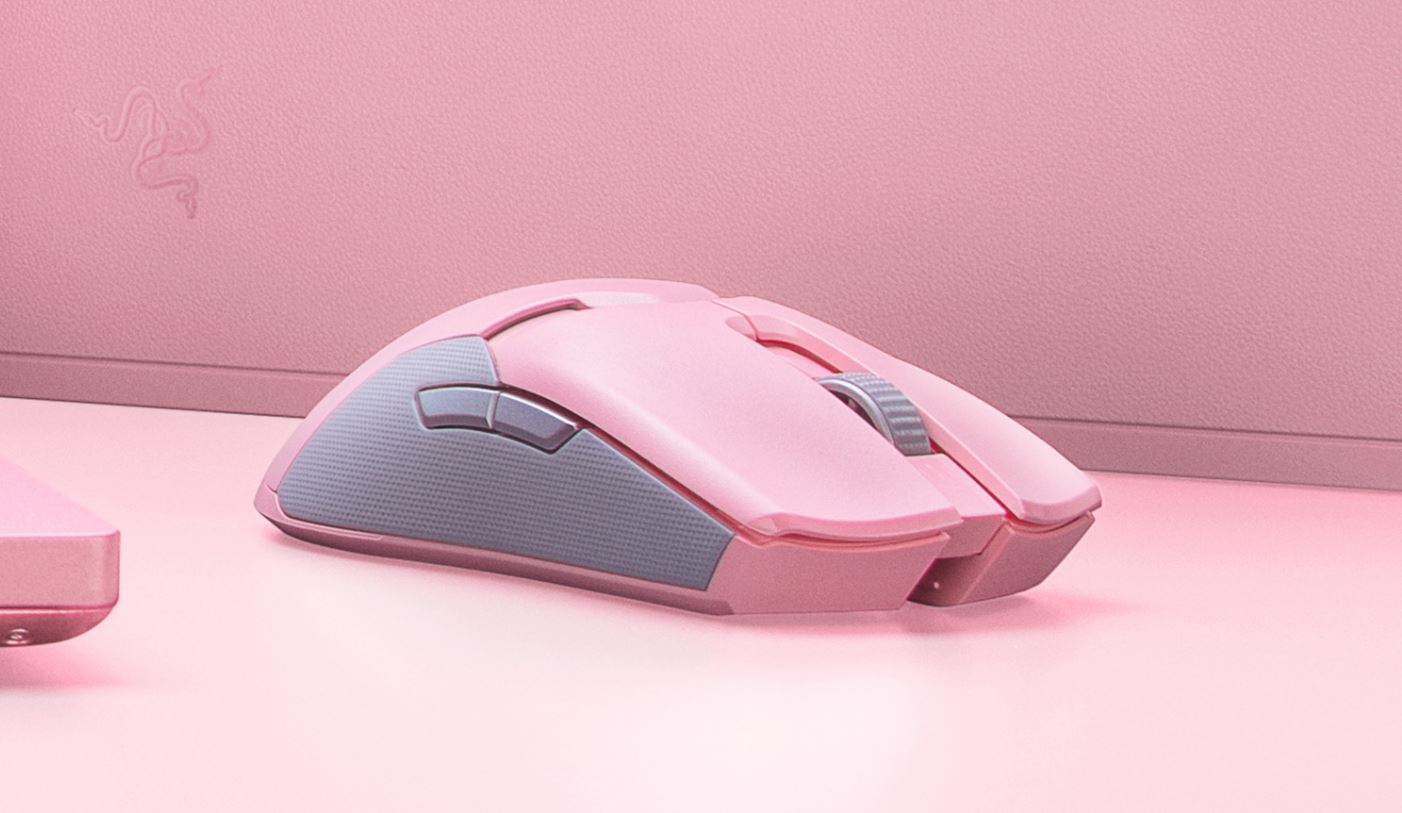 Razer Viper Ultimate Quartz migliori periferiche rosa kawaii