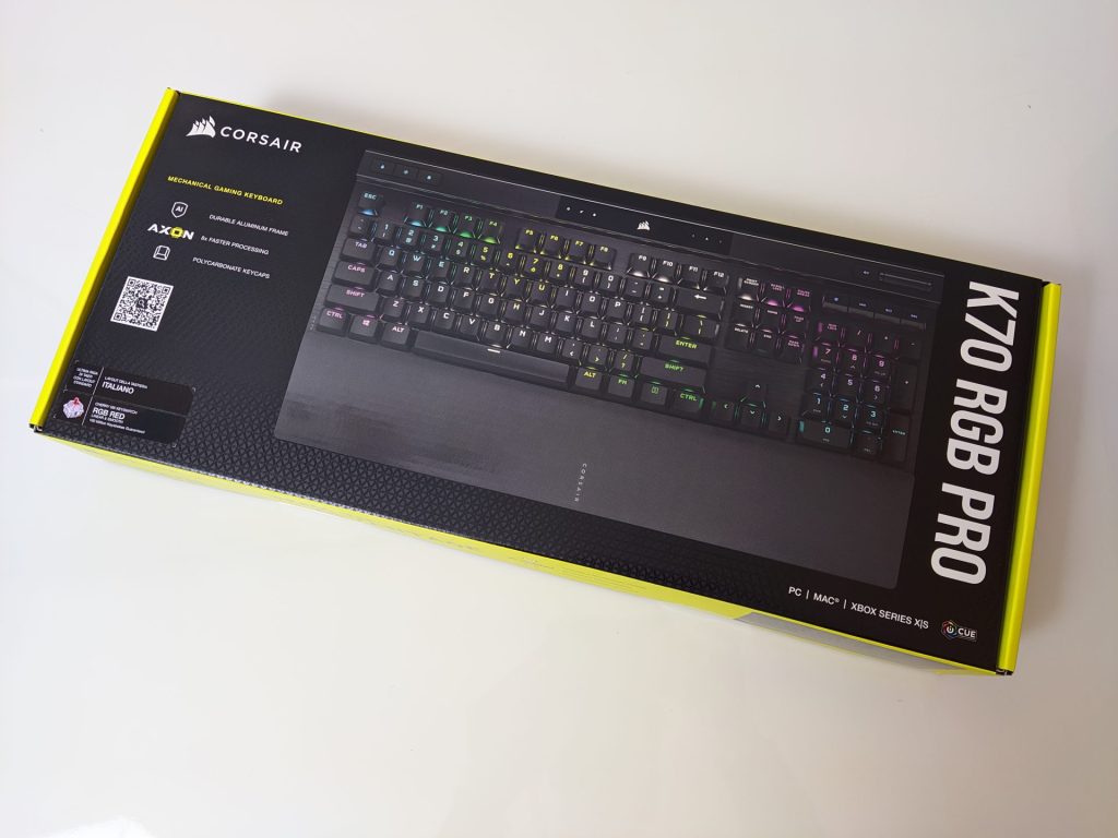 CORSAIR K70 RGB PRO Recensione 1