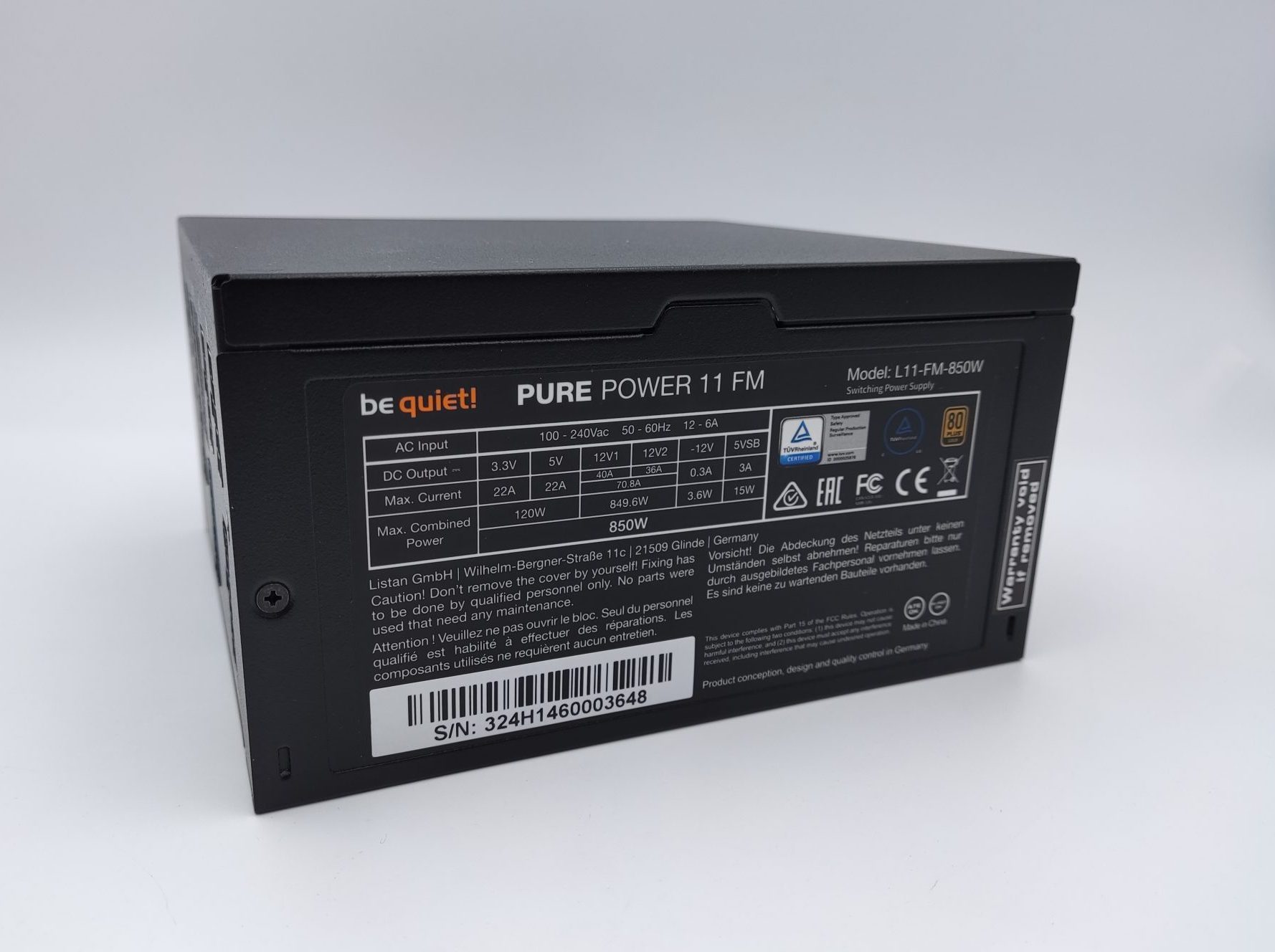 be quiet Pure Power 11 FM 850 W – Recensione6