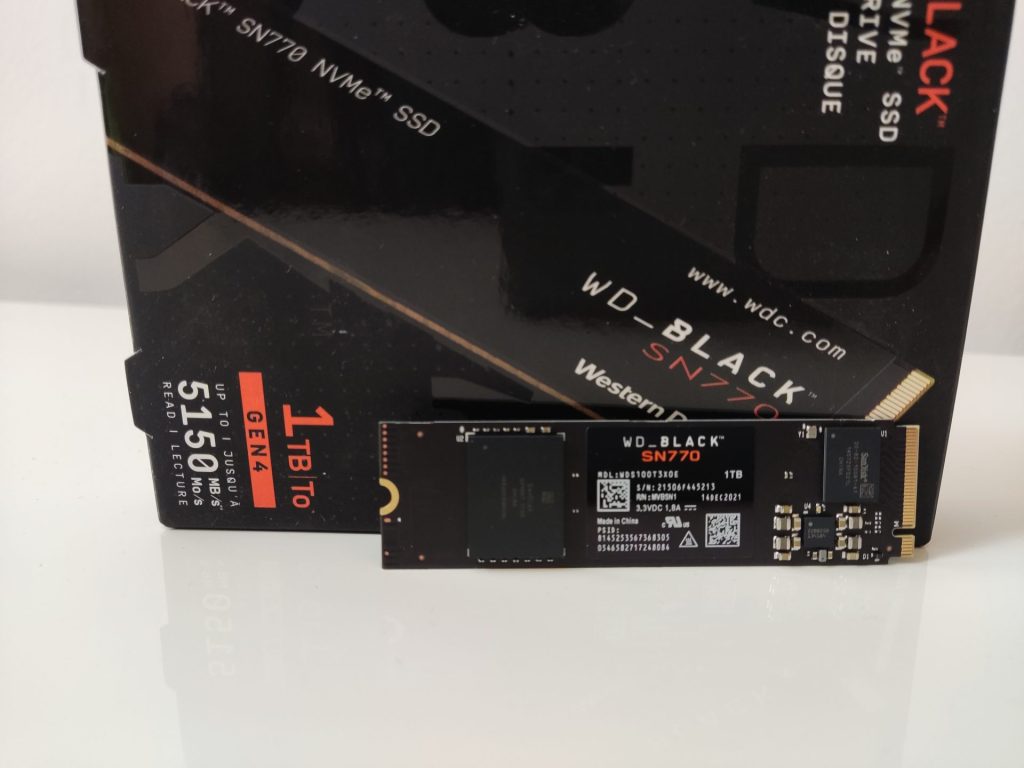 WD Black SN770 1 TB Recensione6