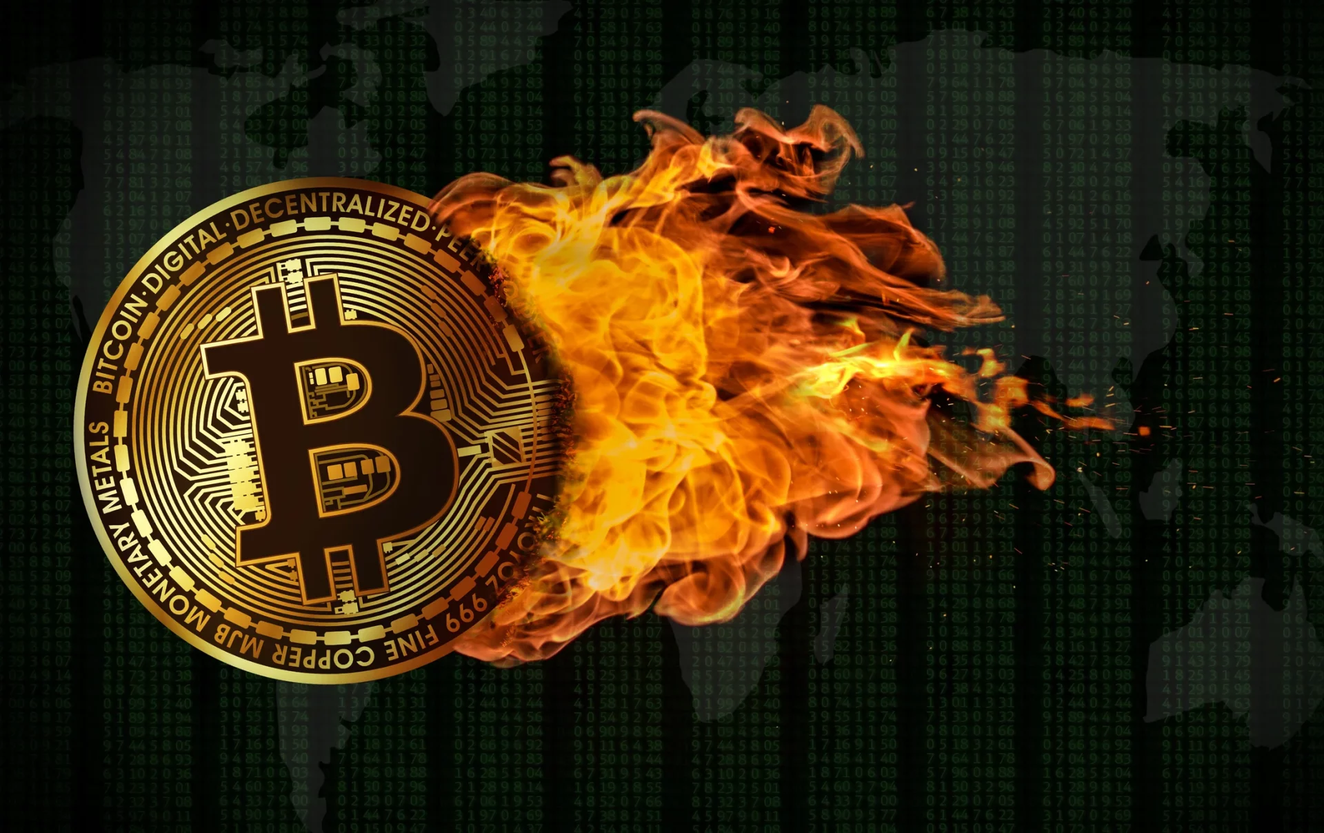 bitcoin fire