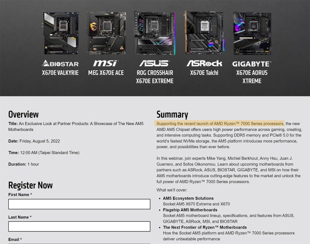 AMD Ryzen 7000 MEET THE EXPERt