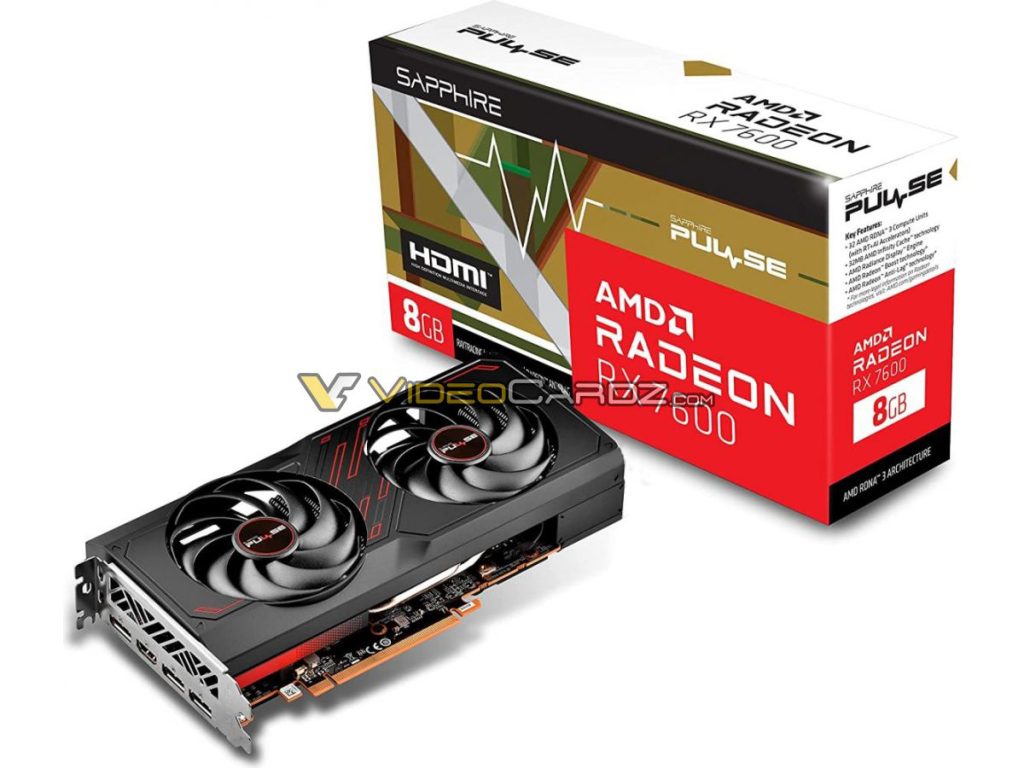 SAPPHIRE Radeon RX 7600 8GB PULSE 1