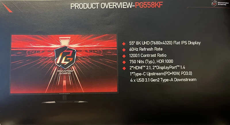 ASRock PG558KF spec