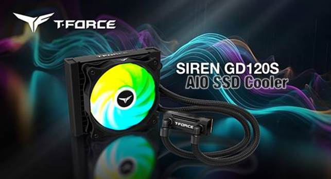 dissipatore AIO per SSD T FORCE SIREN GD120S