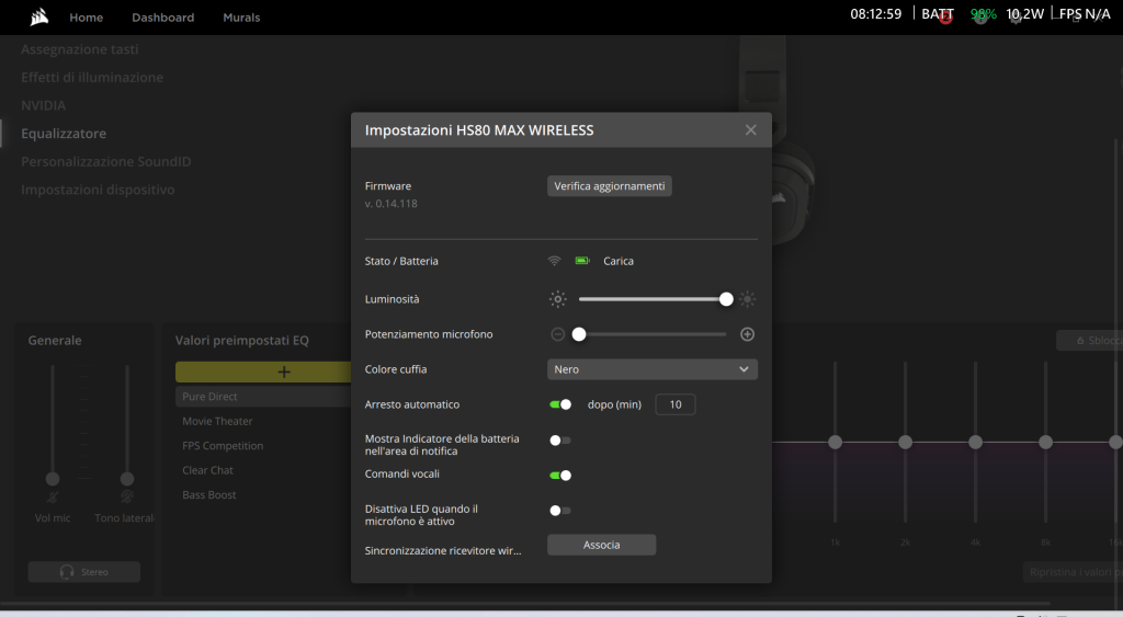 Corsair HS80 MAX Wireless software4