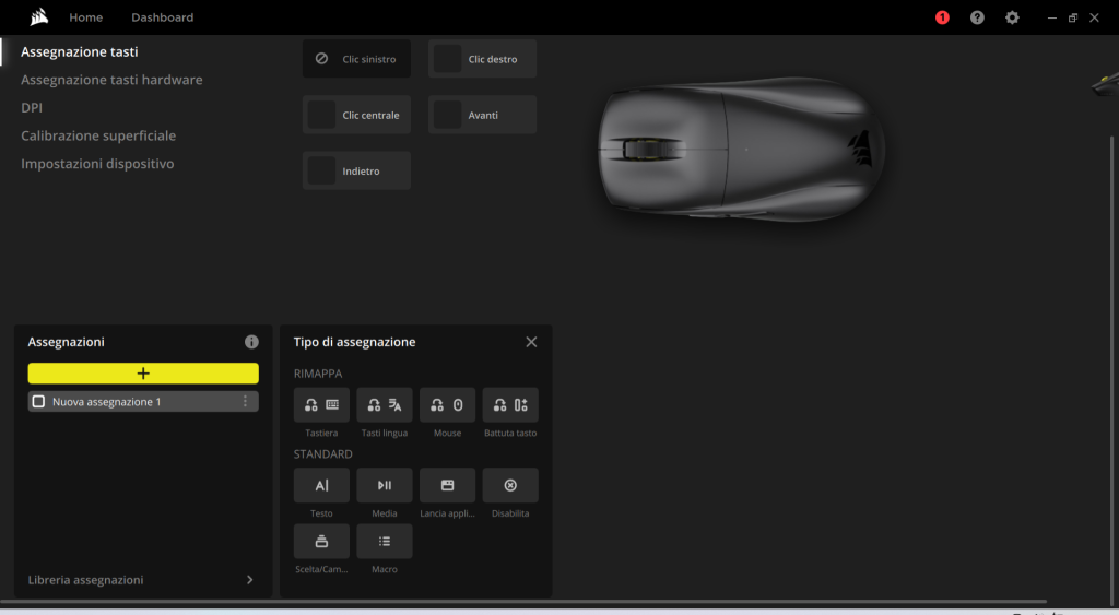 Corsair M75 Air software1