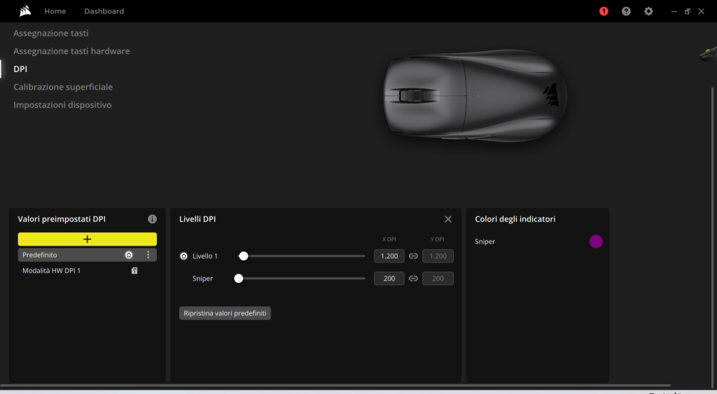 Corsair M75 Air software2