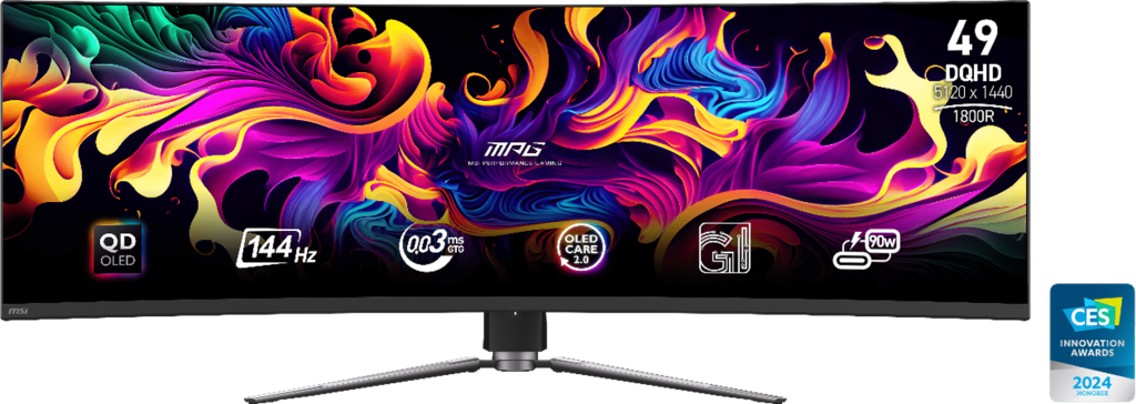 Monitor gioco MSI MPG QD OLED 491CQP