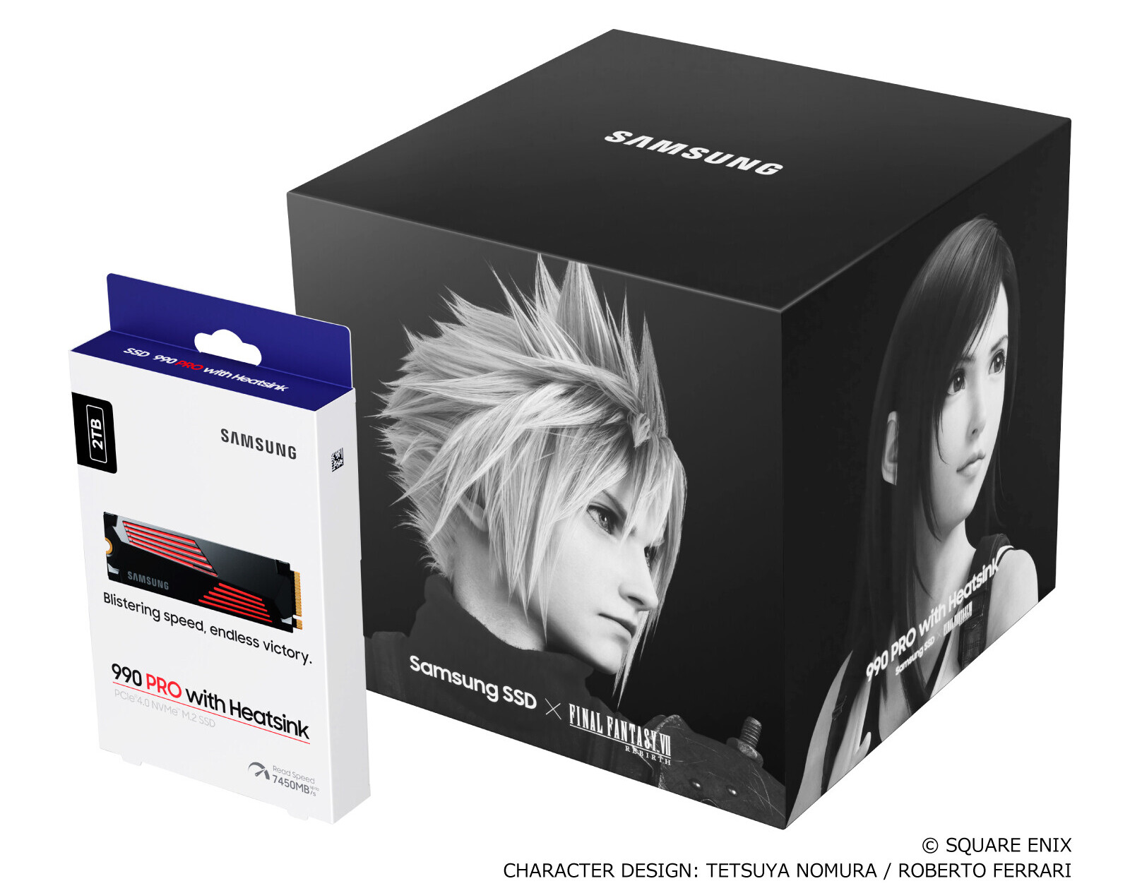 SSD 990 PRO x FFVII Rebirth Collector Edition