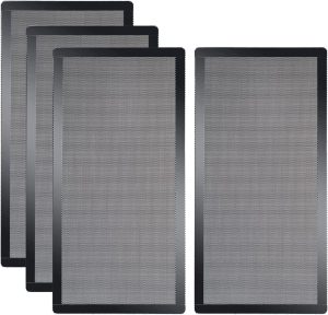 Confezione da 4 pezzi, 280 x 140 mm, filtro antipolvere in rete per PC