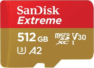 SanDiskX512GBXExtremeXschedaXmicroSDXC