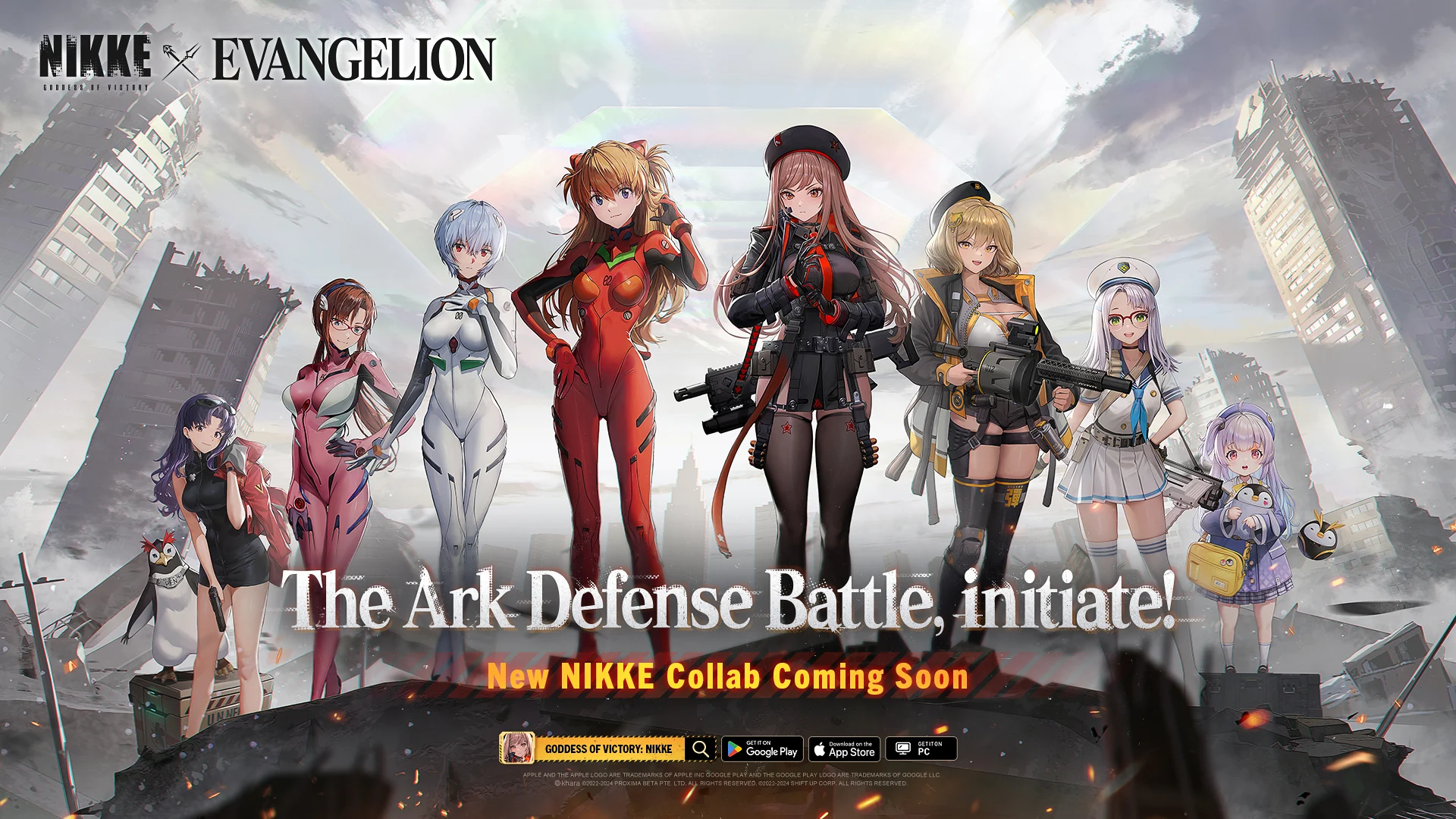 VANGELION arriva in GODDESS OF VICTORY NIKKE