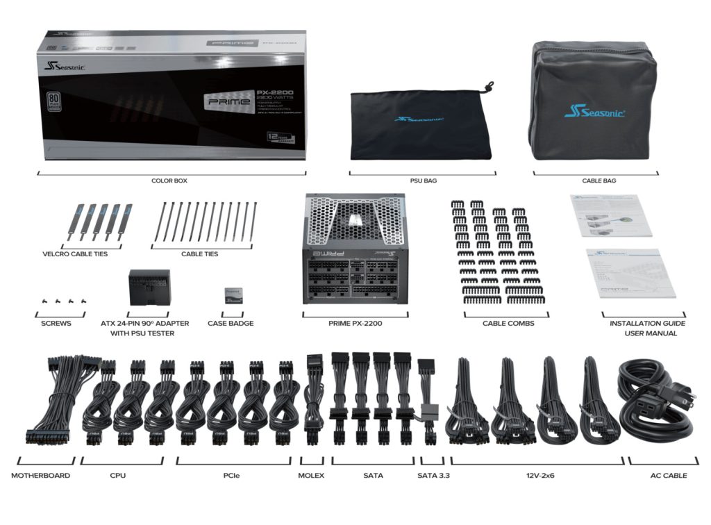 alimentatore PRIME PX 2200 bundle