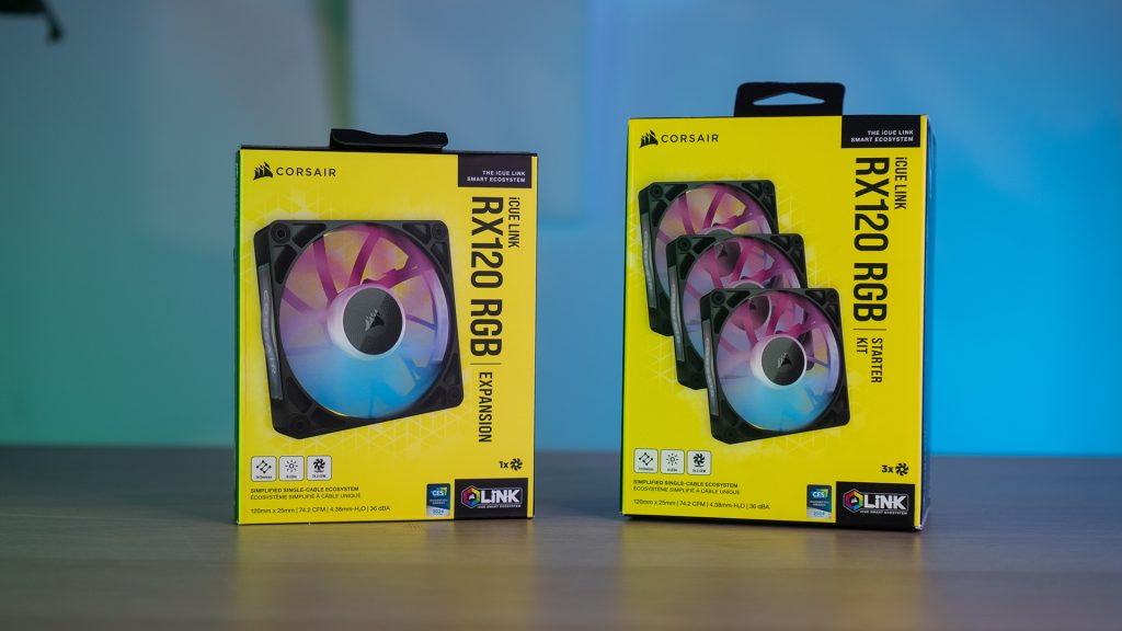 Corsair iCUE Link RX120 RGB 120 mm Recensione1