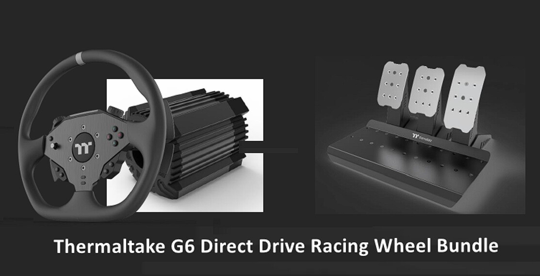 G6 Direct Drive Racing Wheel Bundle