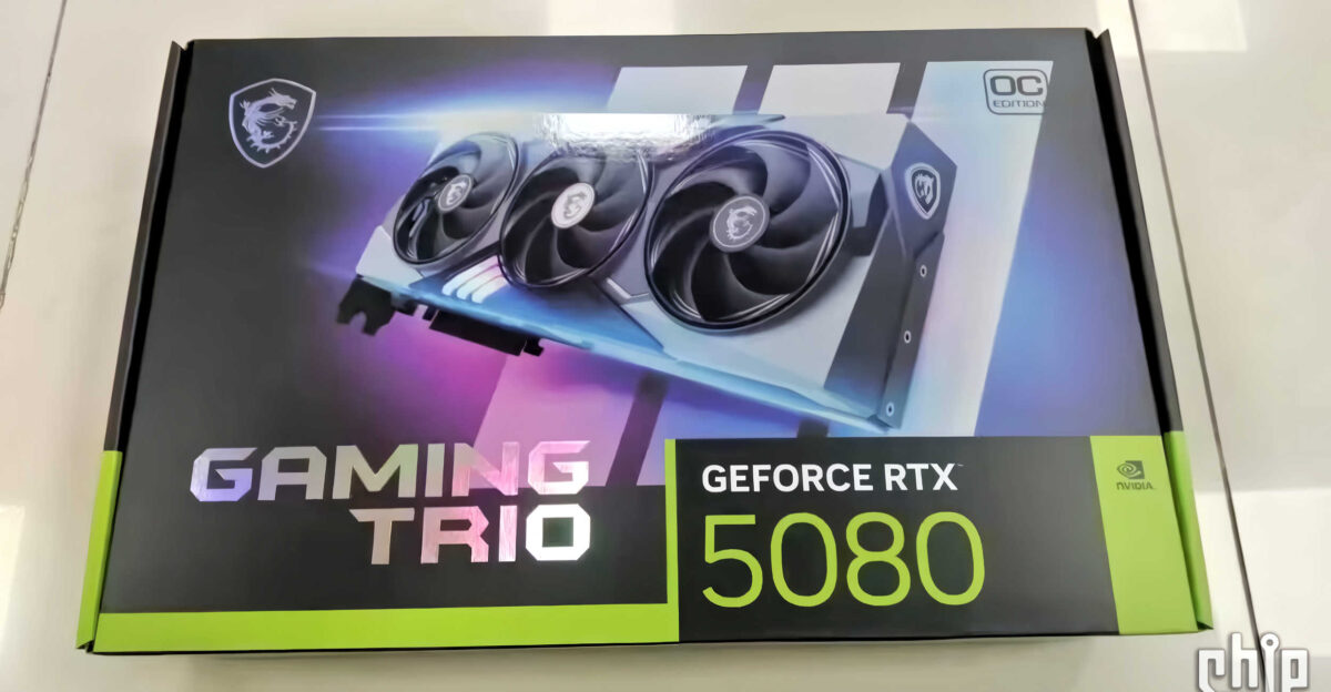 GEFORCE RTX 5080 MSI 1200x624