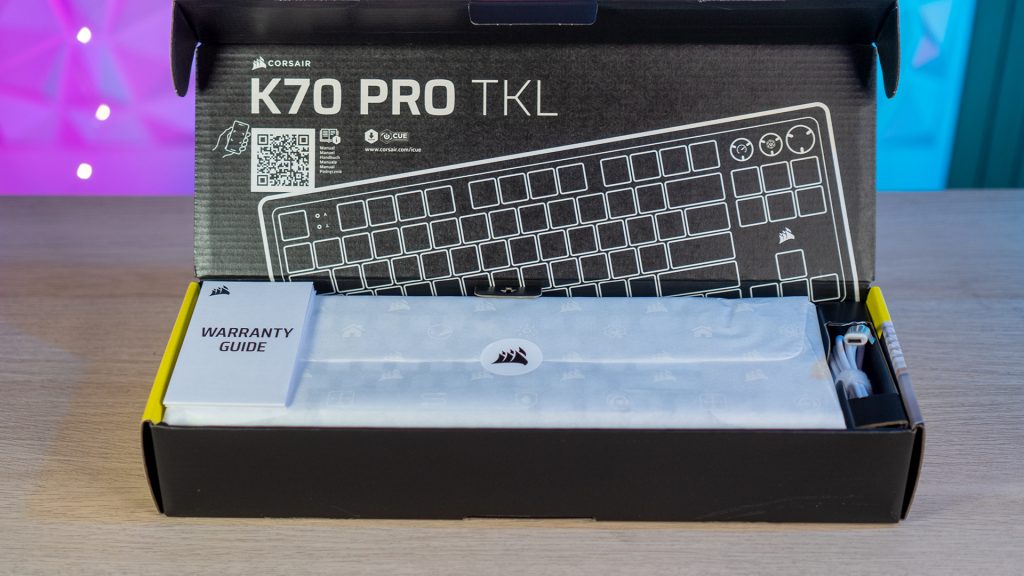 Corsair K70 Pro TKL White Recensione3