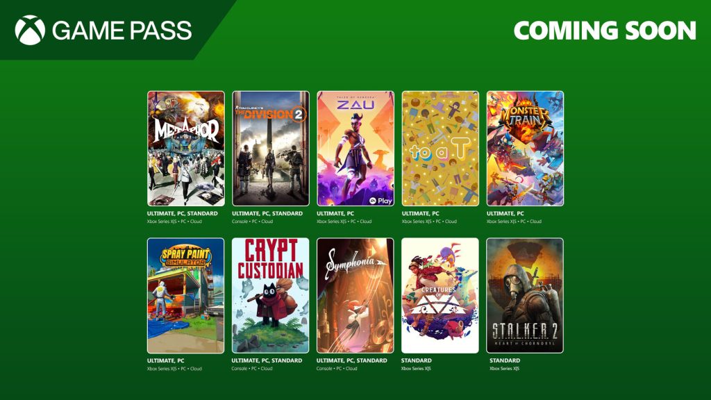 gamepass maggio 2025