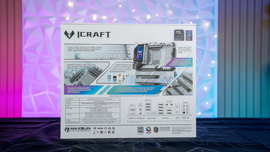 Maxsun iCraft Z890 Arctic Recensione 5