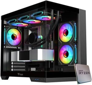 EMCA4 Computer Gaming PC Assemblato Ryzen 7 7700 RTX 5060 TI 16GB